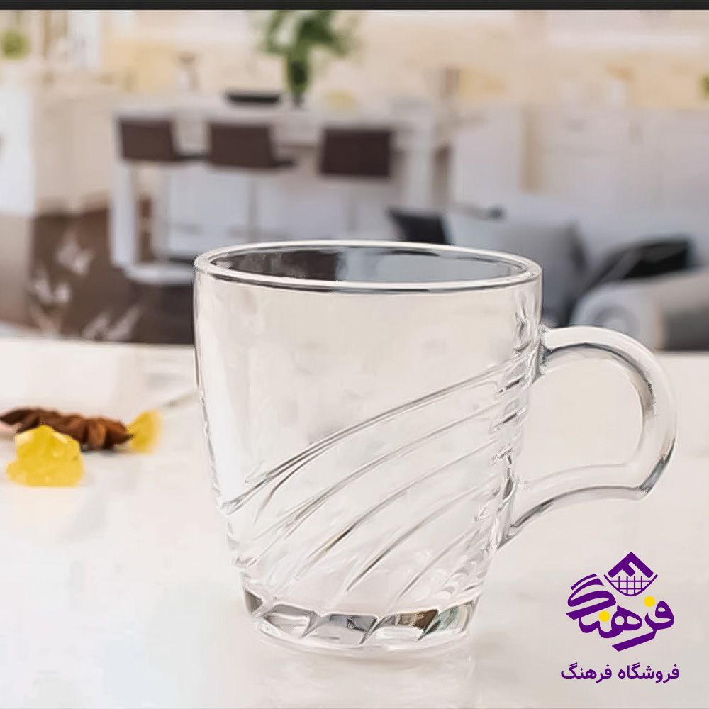 نیم لیوان کادیز دسته دار کادو کاوه (6دک)