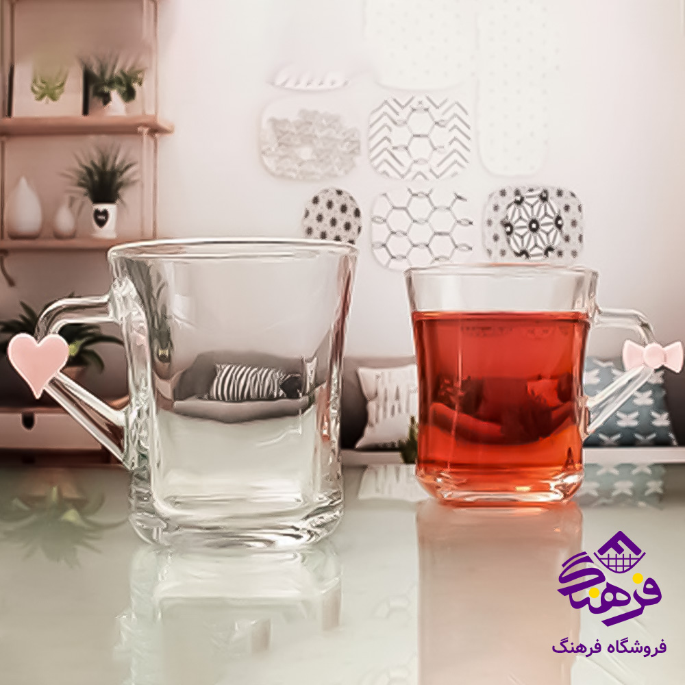 نیم لیوان سالینا دسته دار کادو کاوه (6دک)