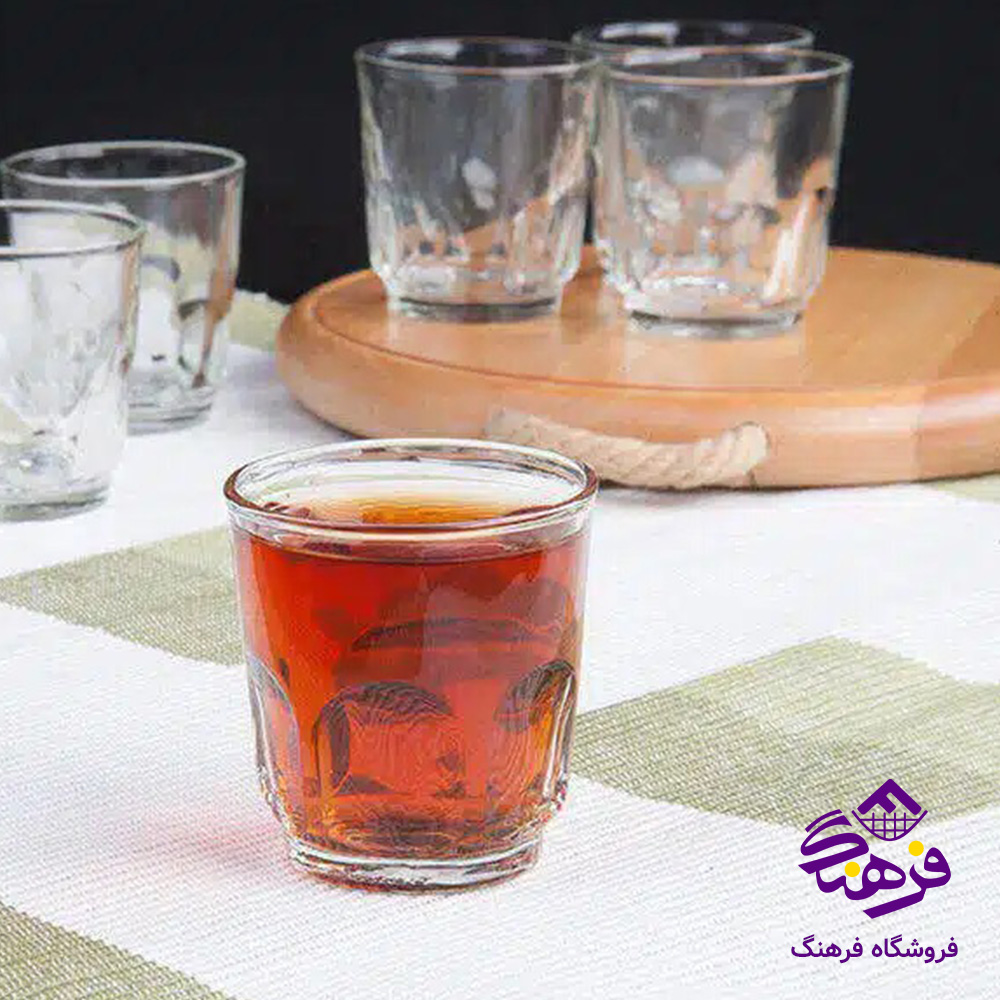 نیم لیوان عینکی4 شیرینگ کاوه (12دک)