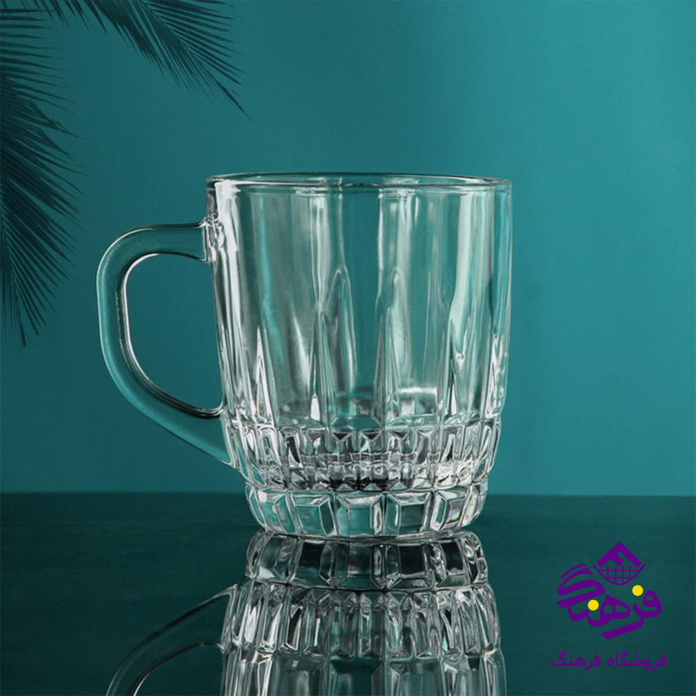 نیم لیوان لنس دسته دار کادو کاوه