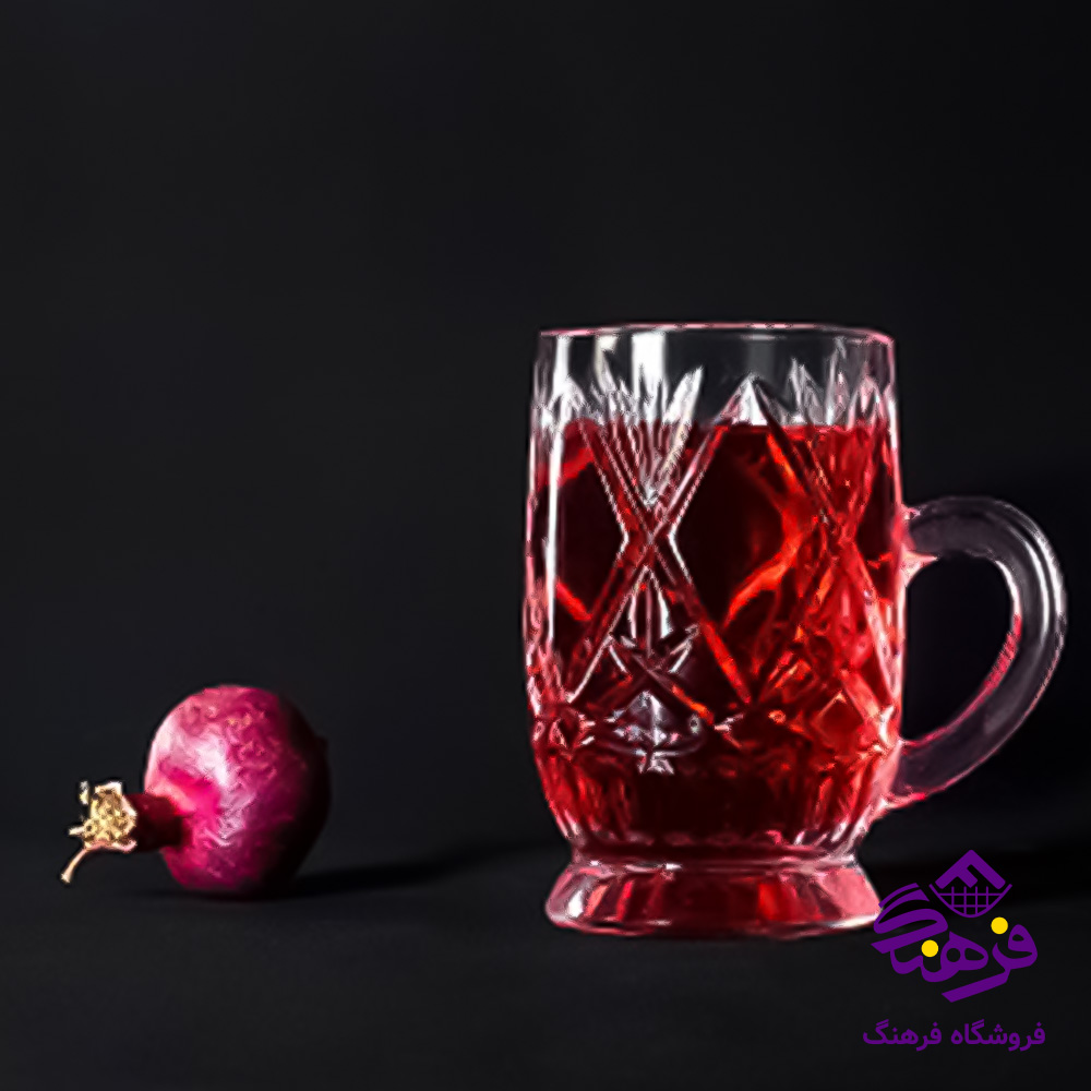 نیم لیوان جاستین دسته دار کادو کاوه (