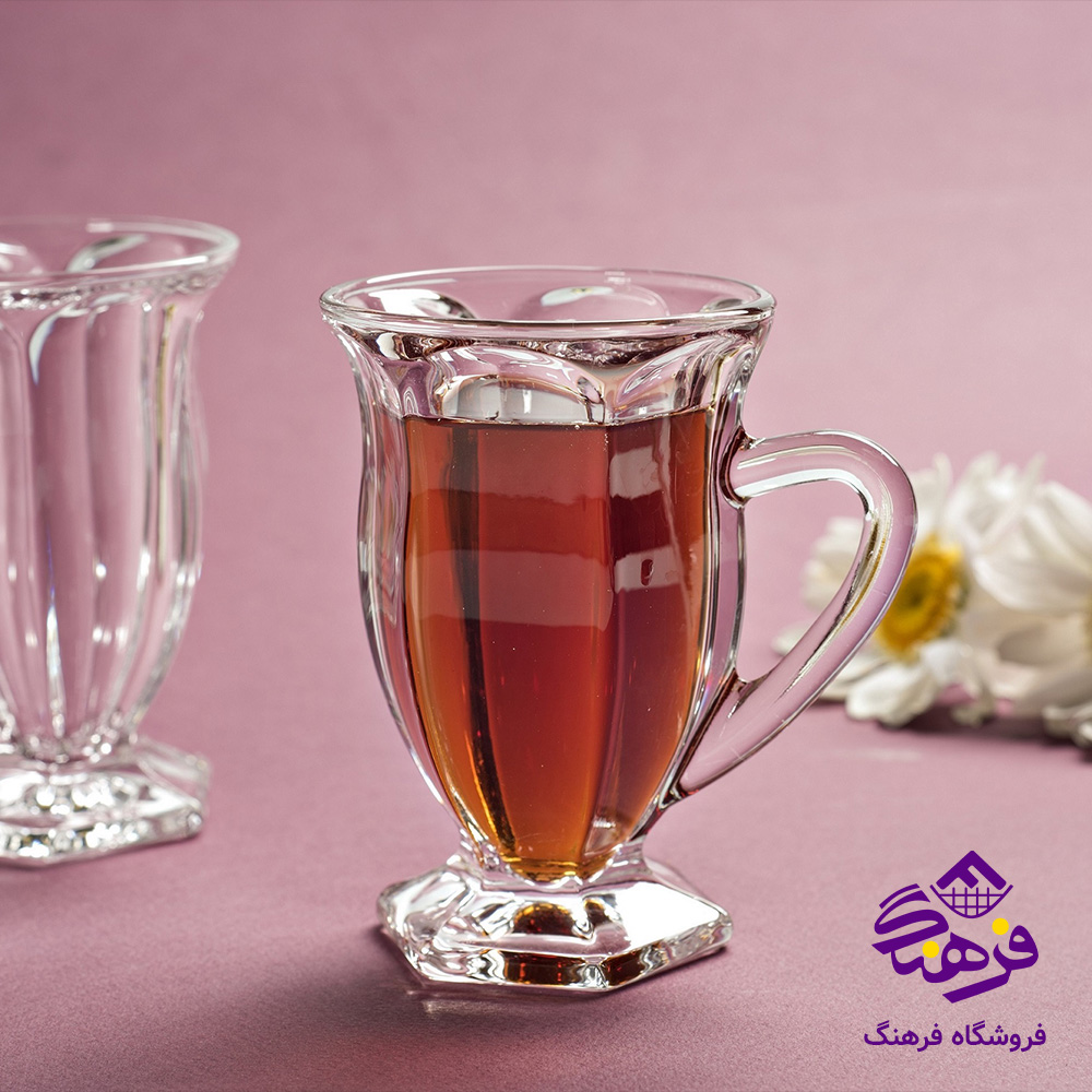نیم لیوان ایس دسته دار کادو کاوه 