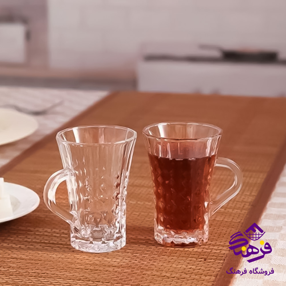 نیم لیوان ساینا دسته دار کادو کاوه (6دک)