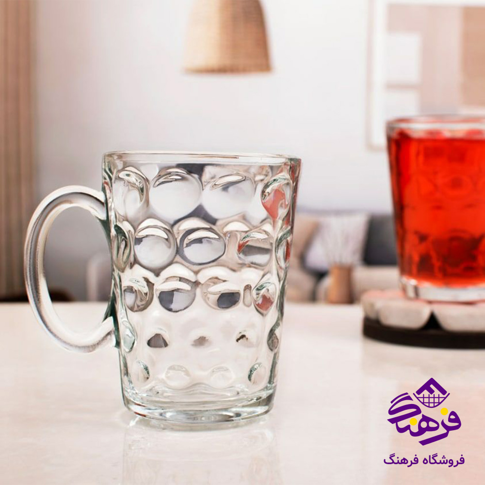 نیم لیوان مجیک پولکی دسته دار کادو کاوه (6دک)