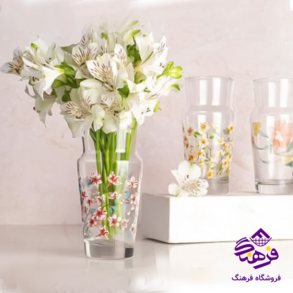 گلدان لیلیوم صورتی کاوه کادو (8دک)