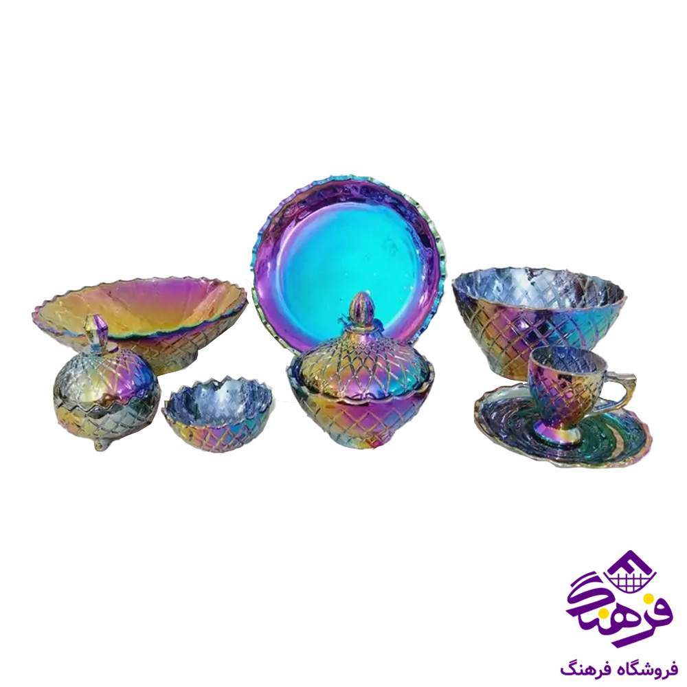 سرویس پذیرایی 27 پارچه لیمون شیشه ای