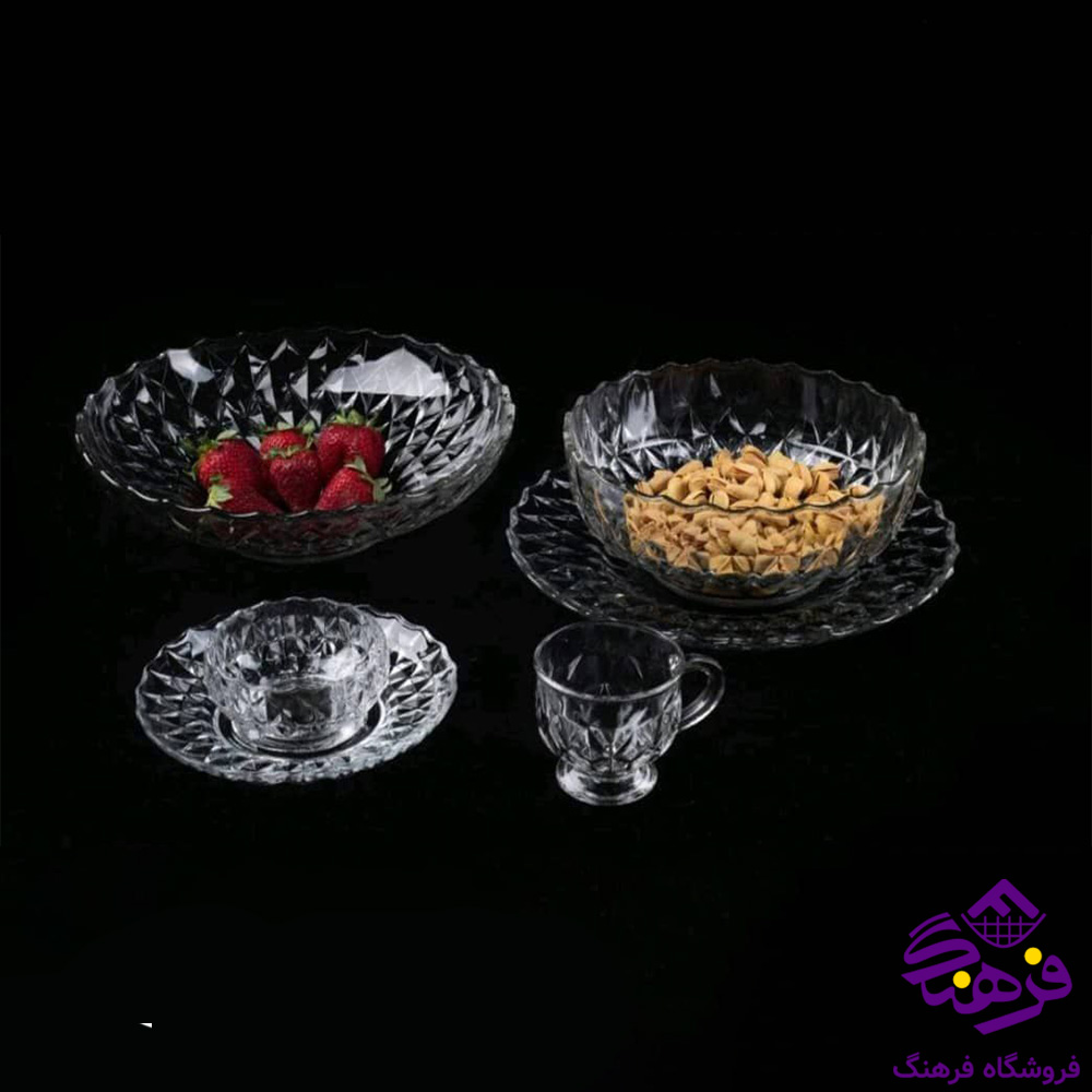 سرویس امیتیس 21پارچه کادو بلور کاوه