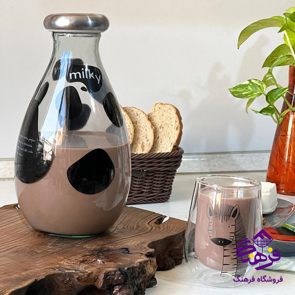 بطری 1.4لیتر درب چوبی لیمون