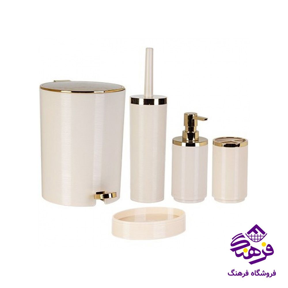 ست سرویس بهداشتی لیمون طرح گل
