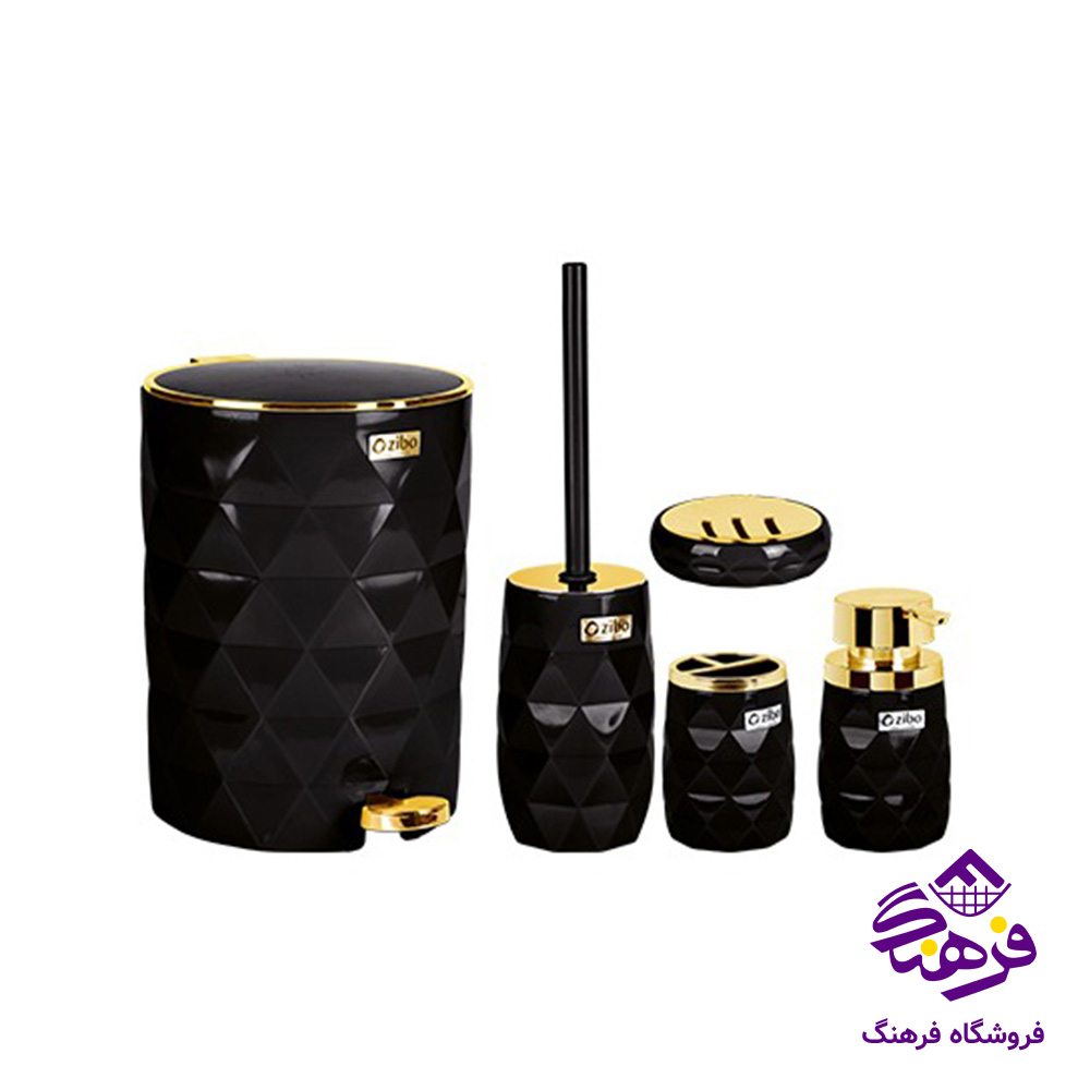 ست سرویس بهداشتی لیمون طرح گل