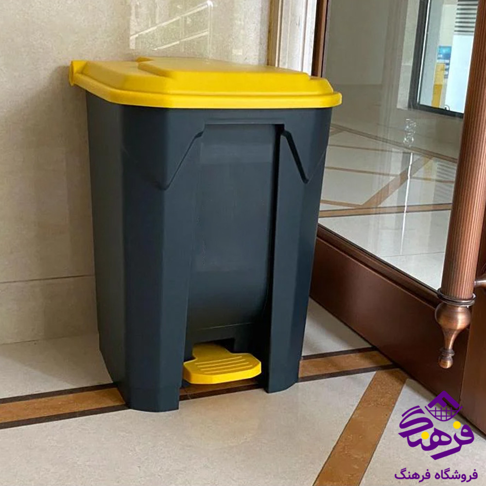 سطل و جادستمال کاغذی طوسی کاوه 1031