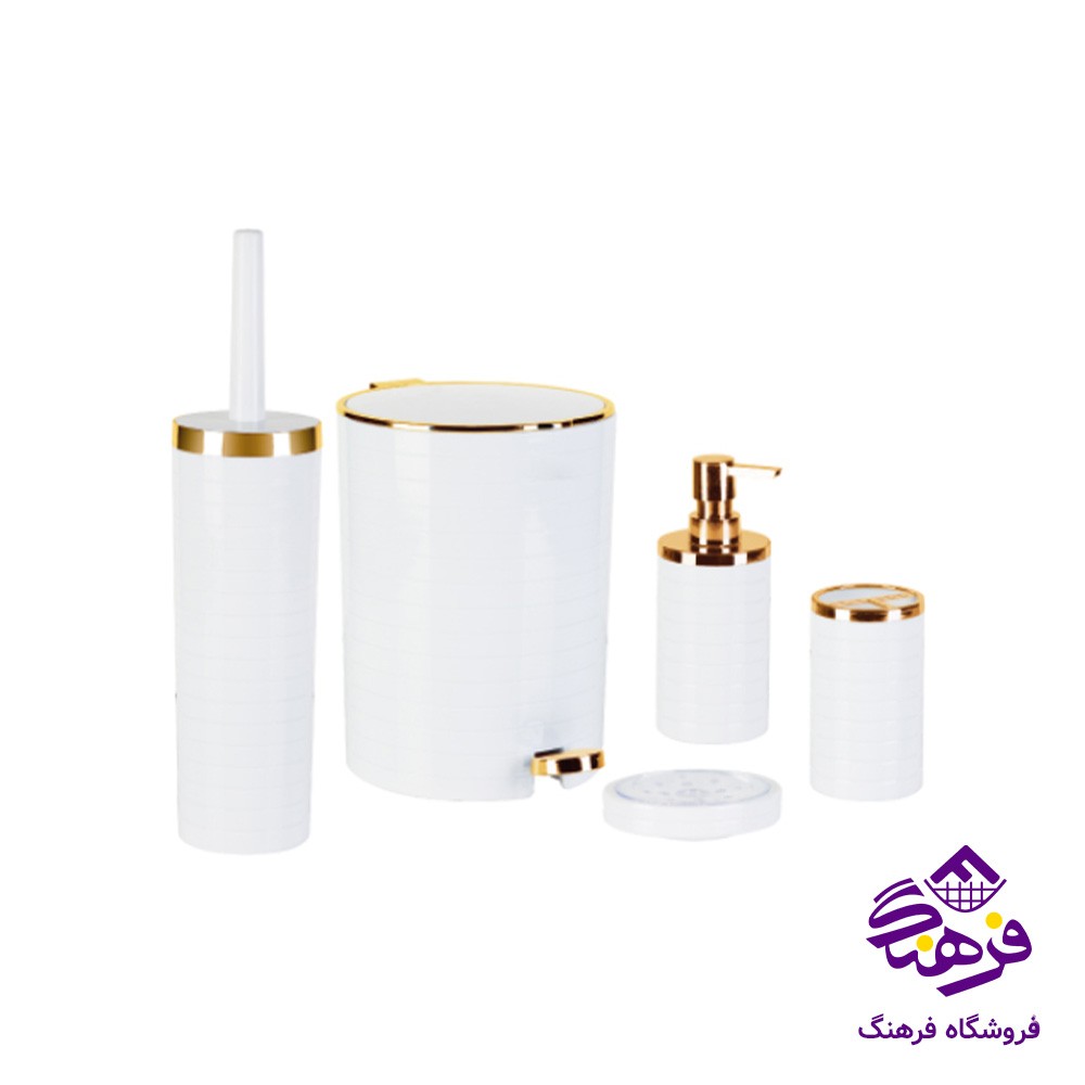 ست سرویس بهداشتی لیمون طرح گل