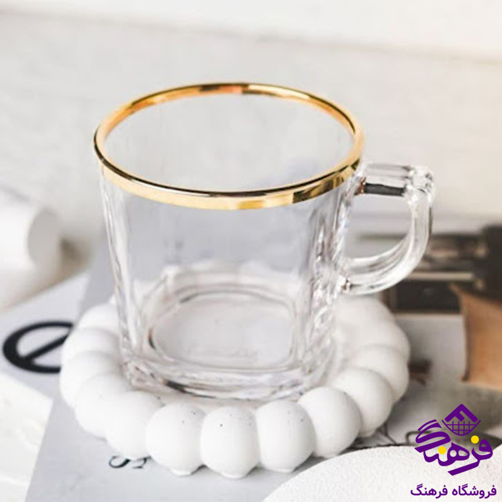 فنجان چین کار بلینک مکس 89 لب طلا
