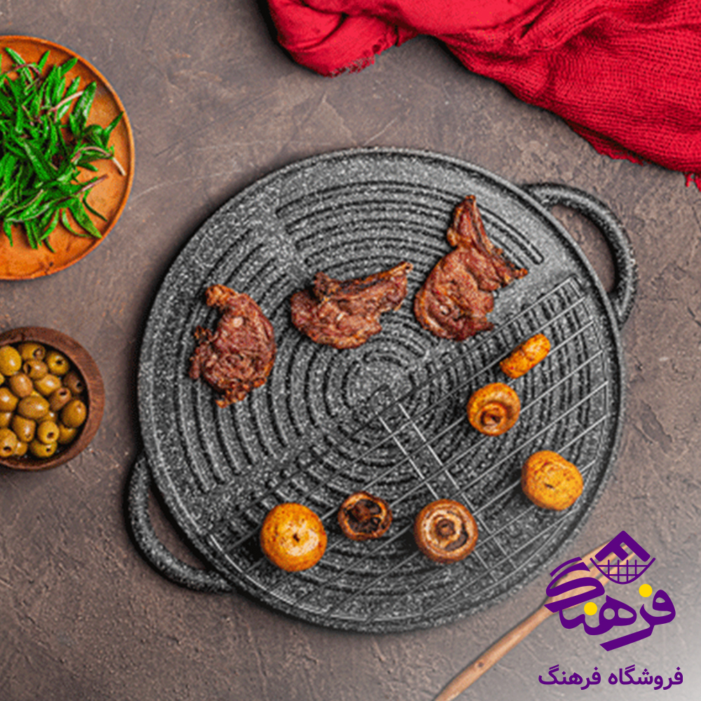 نالینو تابه چدن سایز Danieli 34 بدون درب