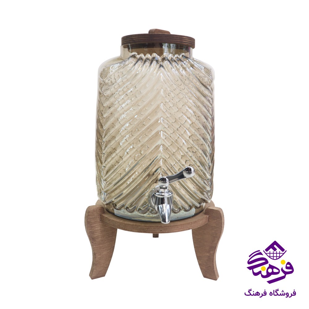 کلمن شیشه ای جام سازان مدل رویال شامپاینی 