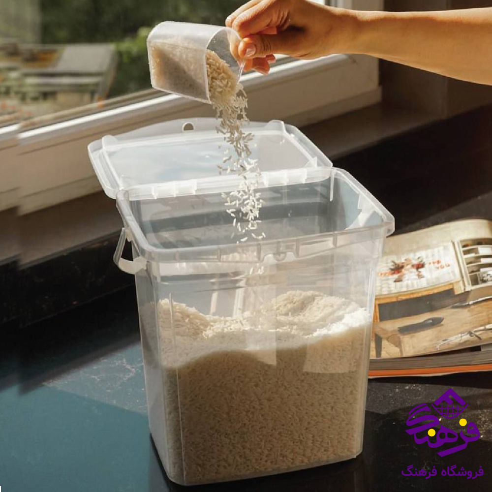 سطل برنج 10 کیلویی کارن