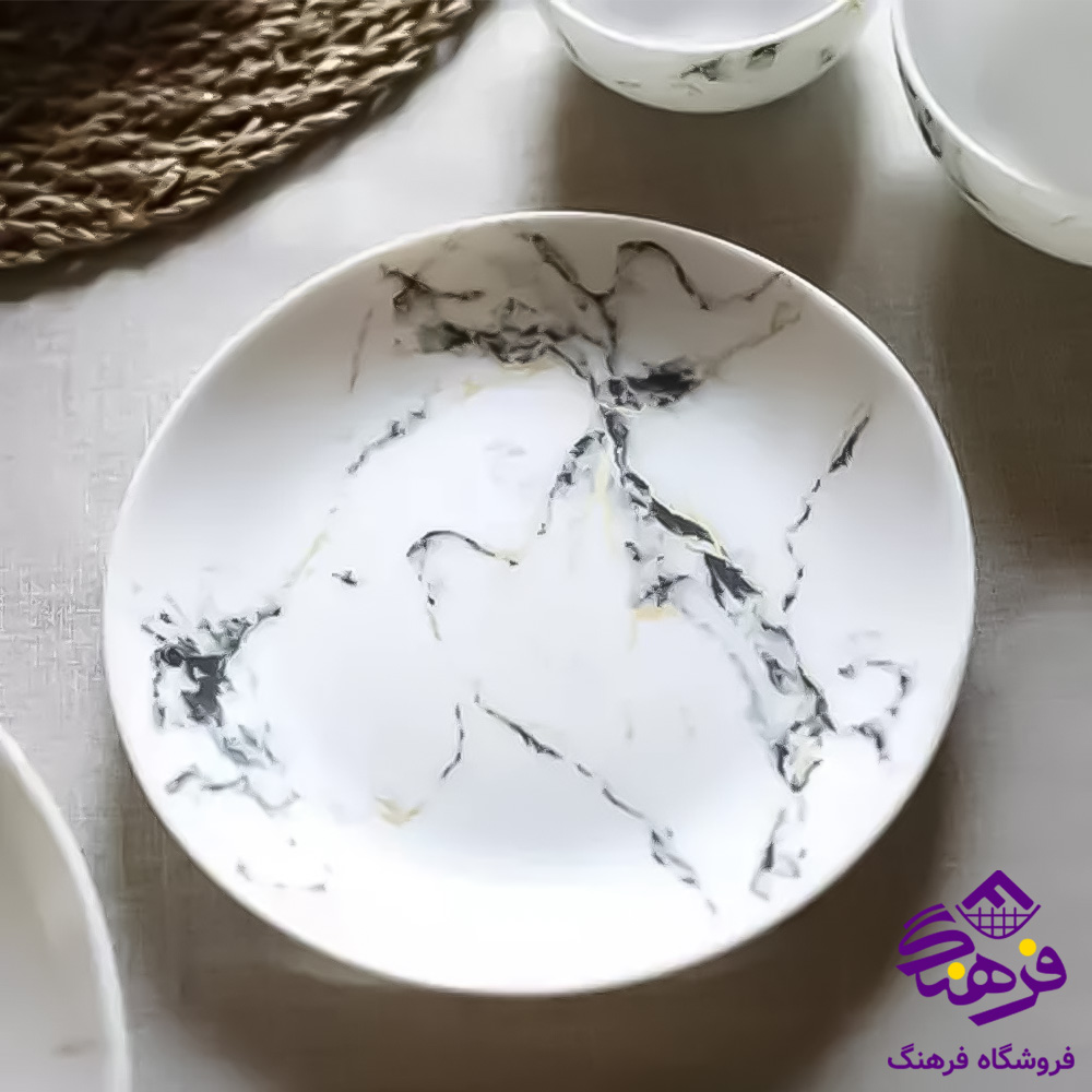 پيش دست ديوالي ماربل مشکي گلدن اپال 6دک