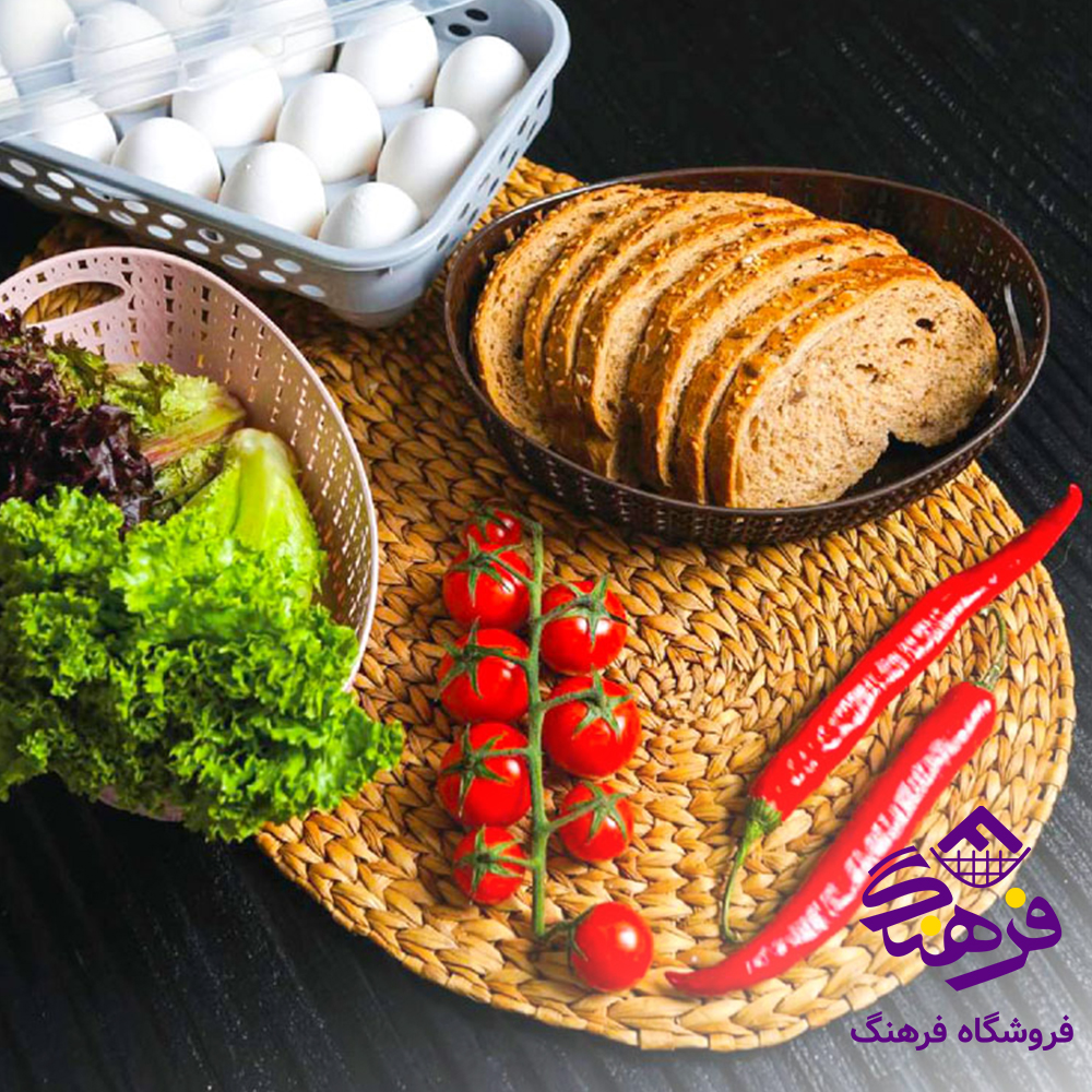 سبدنان و سبزی بافت سایز 1 گلد پلاست