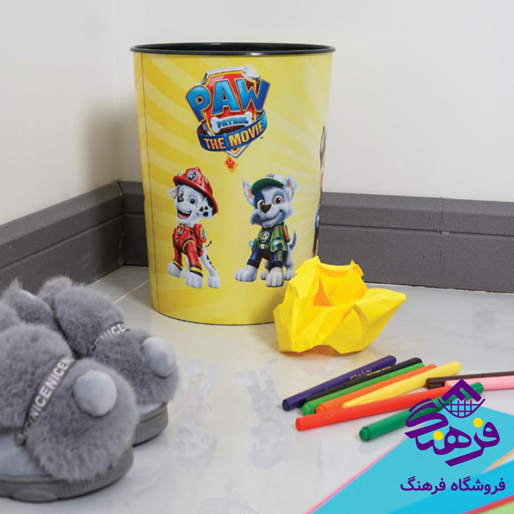 سطل کودک چاپدار گرد گلد پلاست