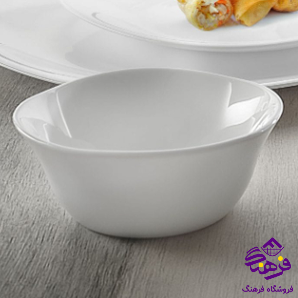 کاسه ابگوشت کارین سفید گلدن اپال 6دک