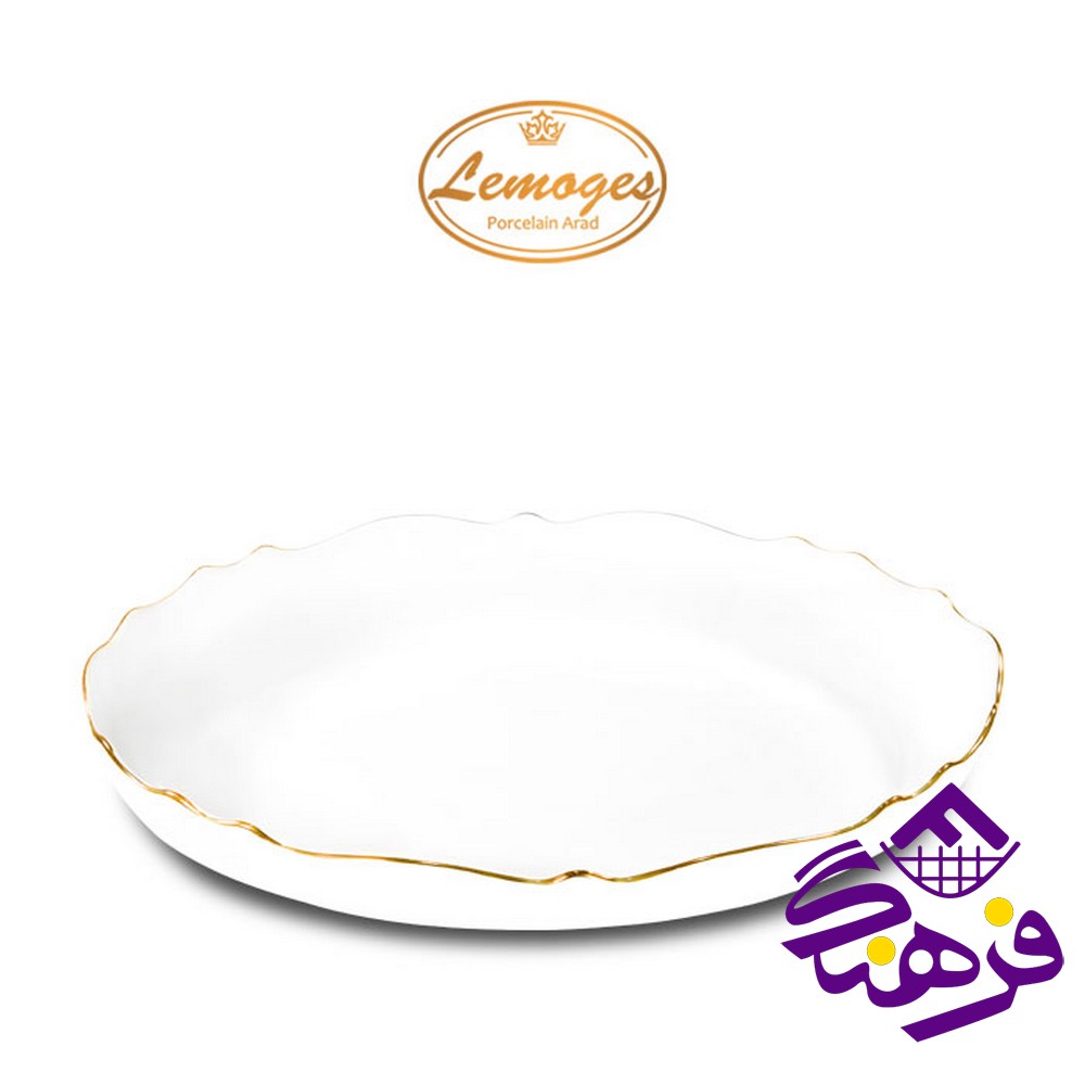 تابه بیضی طرح موج بزرگ کد 136 لیمون چینی آراد