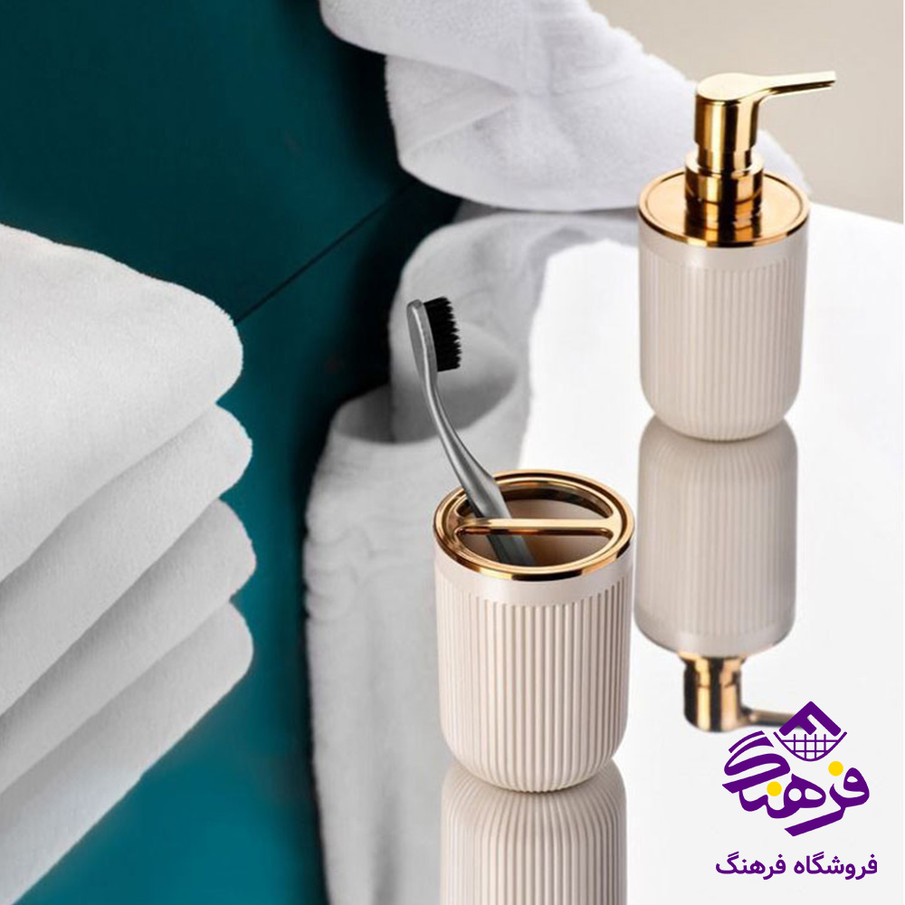 جامسواک غزال نيلوفر ايينه دار