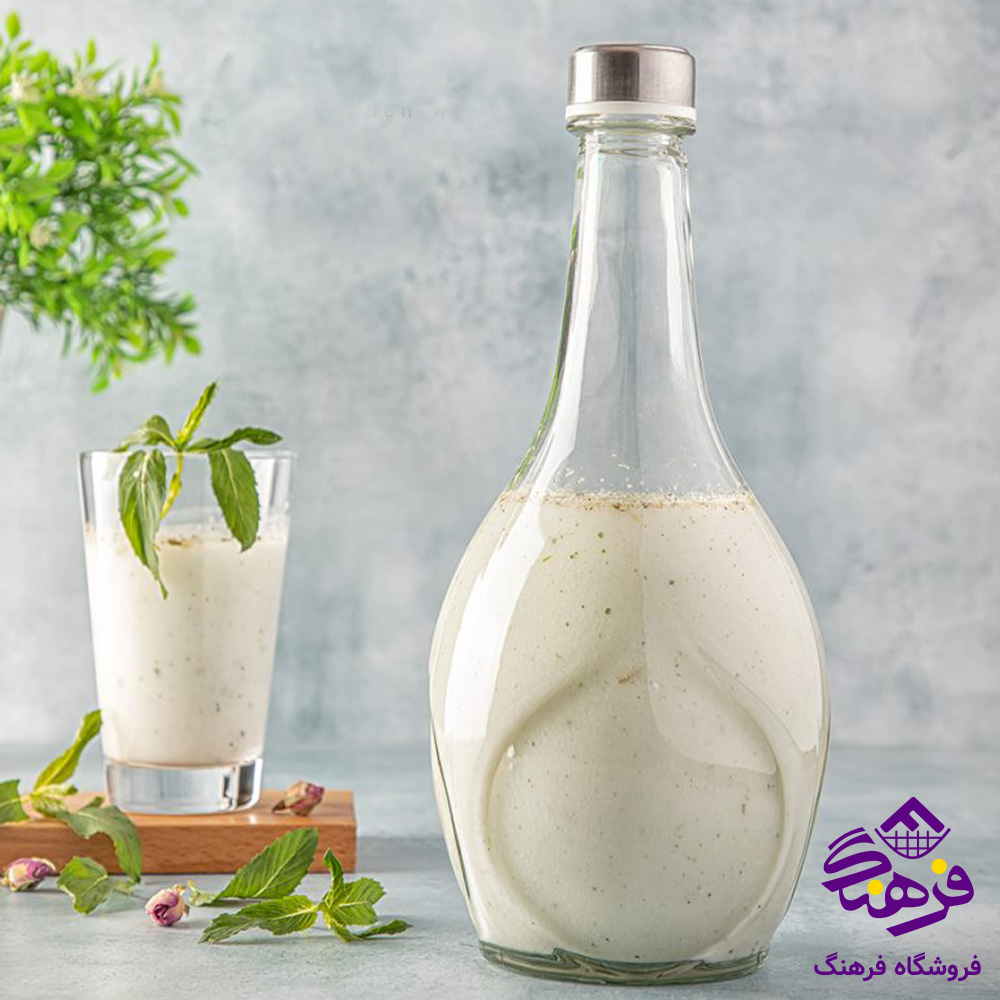 بطری دوغ درب استیل لیمون