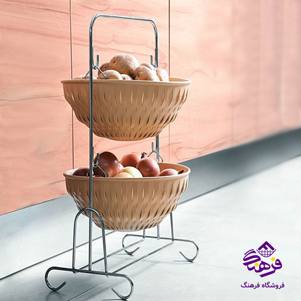 جاپيازي گرد 2 طبقه ليمون