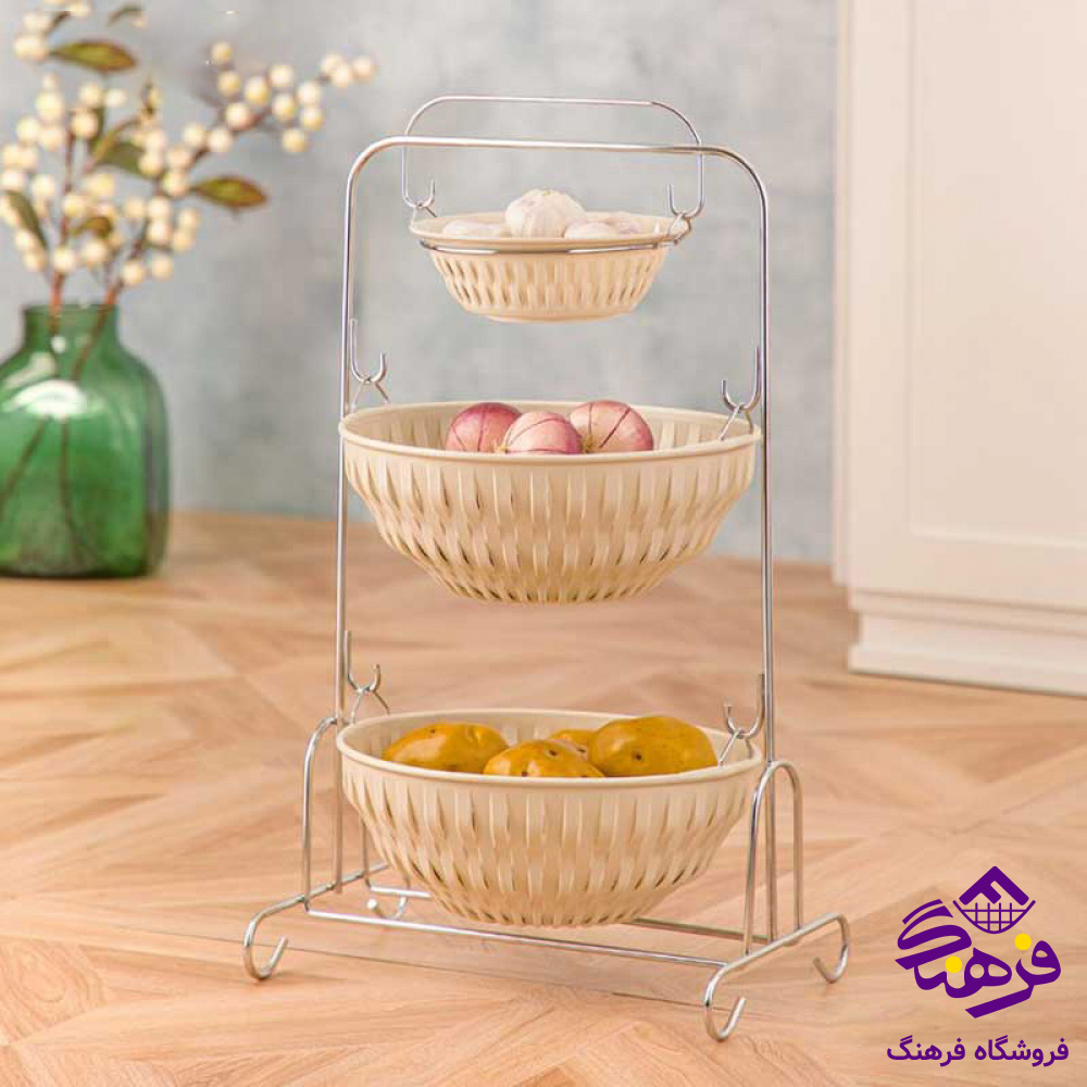 جاپیازی گرد 2 طبقه با جاسیری لیمون 