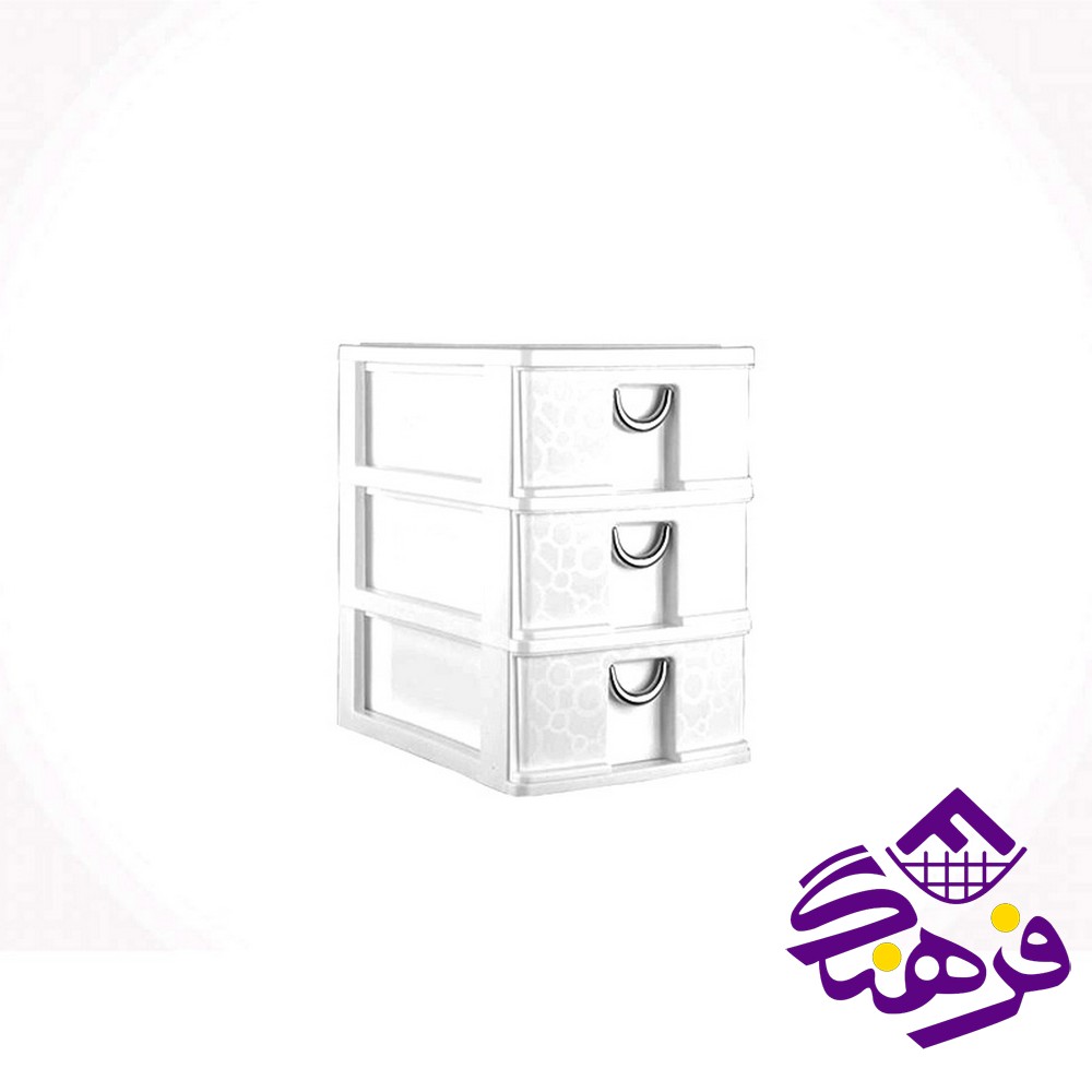 دراور سه طبقه سایز 4 لیمون
