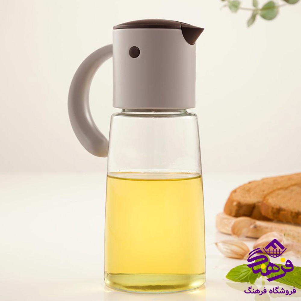 روغن ريز شيشه اي دسته دار شفاف هومکت 3938