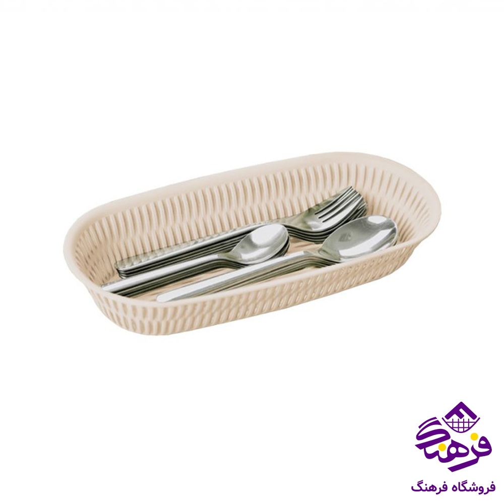 سبد بیضی سایز 3 طرح بامبو لیمون