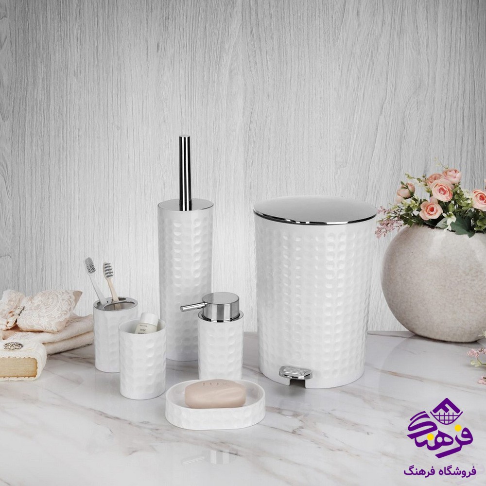 ست سرویس بهداشتی لیمون طرح گل