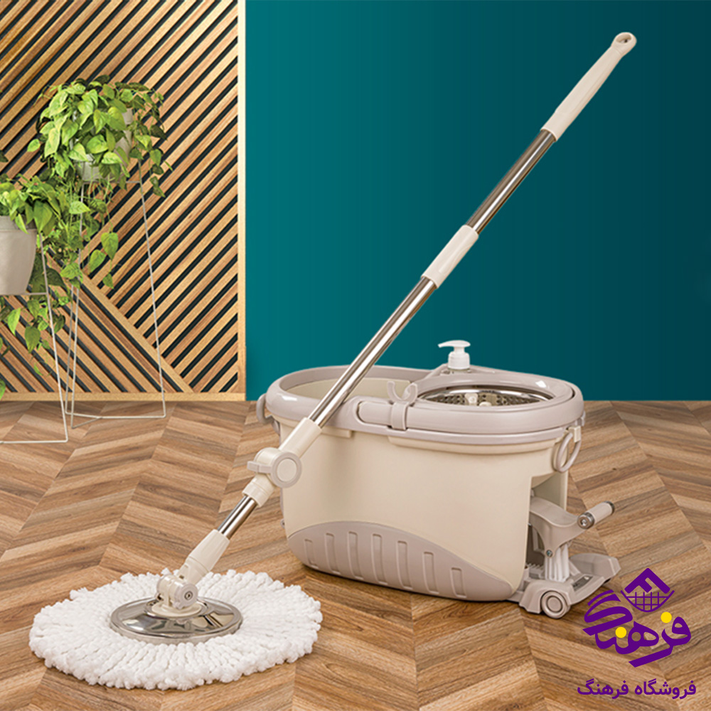 سطل و تي هومکت چرخشي پدالدار (2عددي)