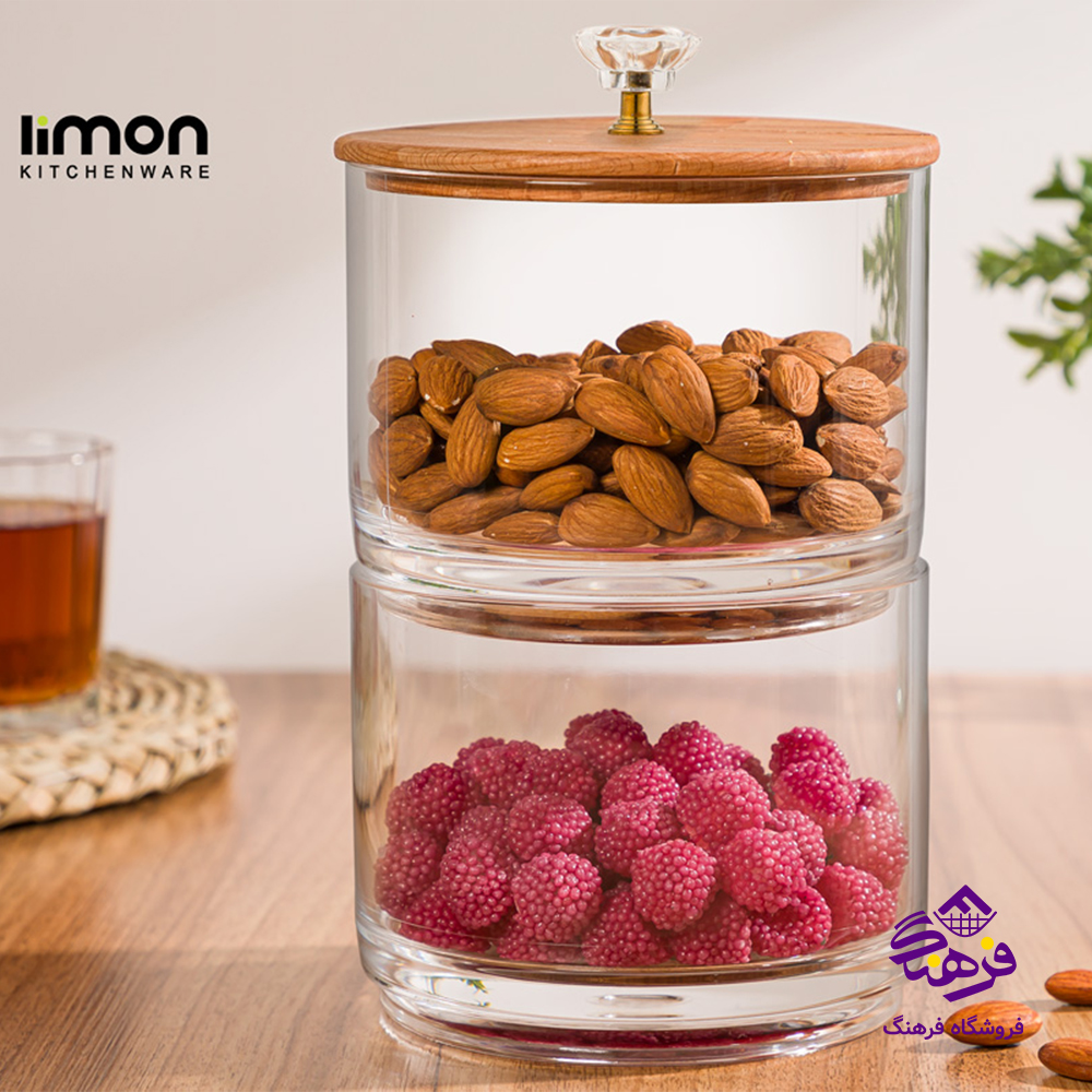 شکلات خوری لیمون 2ط درب چوبی