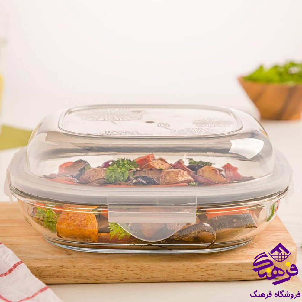 ظرف شیشه ای 1.25 لیتر لیمون