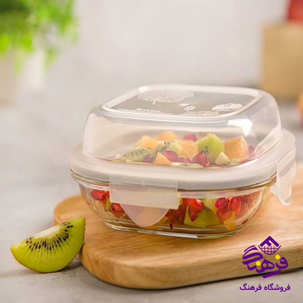 ظرف شیشه ای لیمون 520دربدار