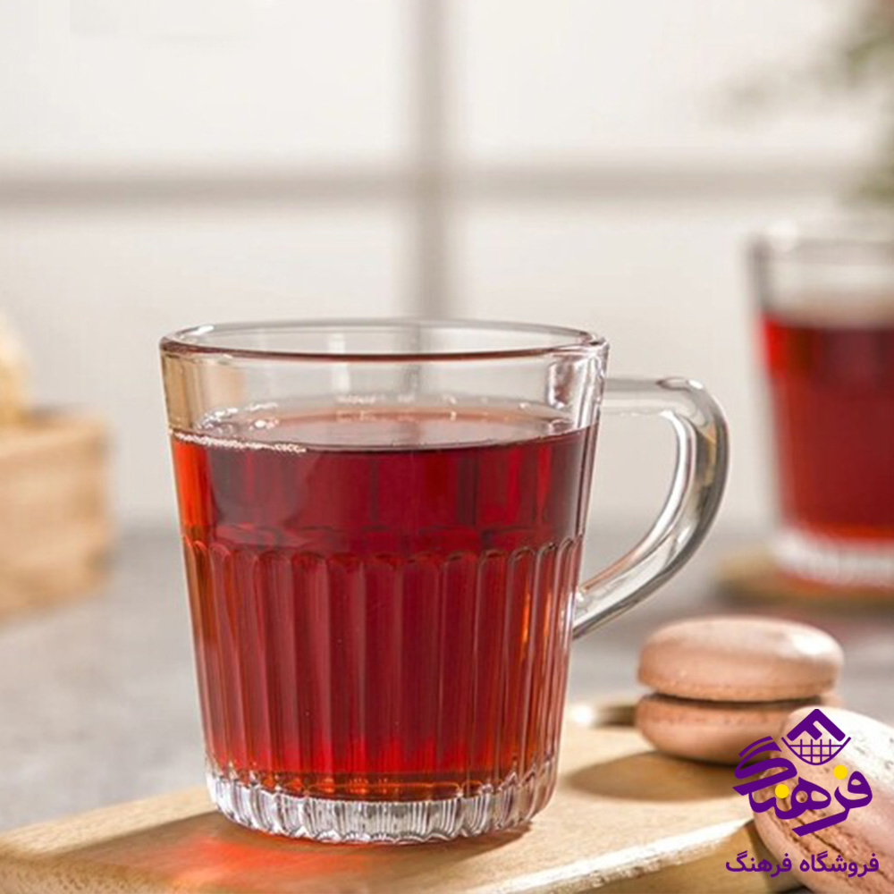 لیوان لیمون شیاردار (6عددی) 280 سی سی