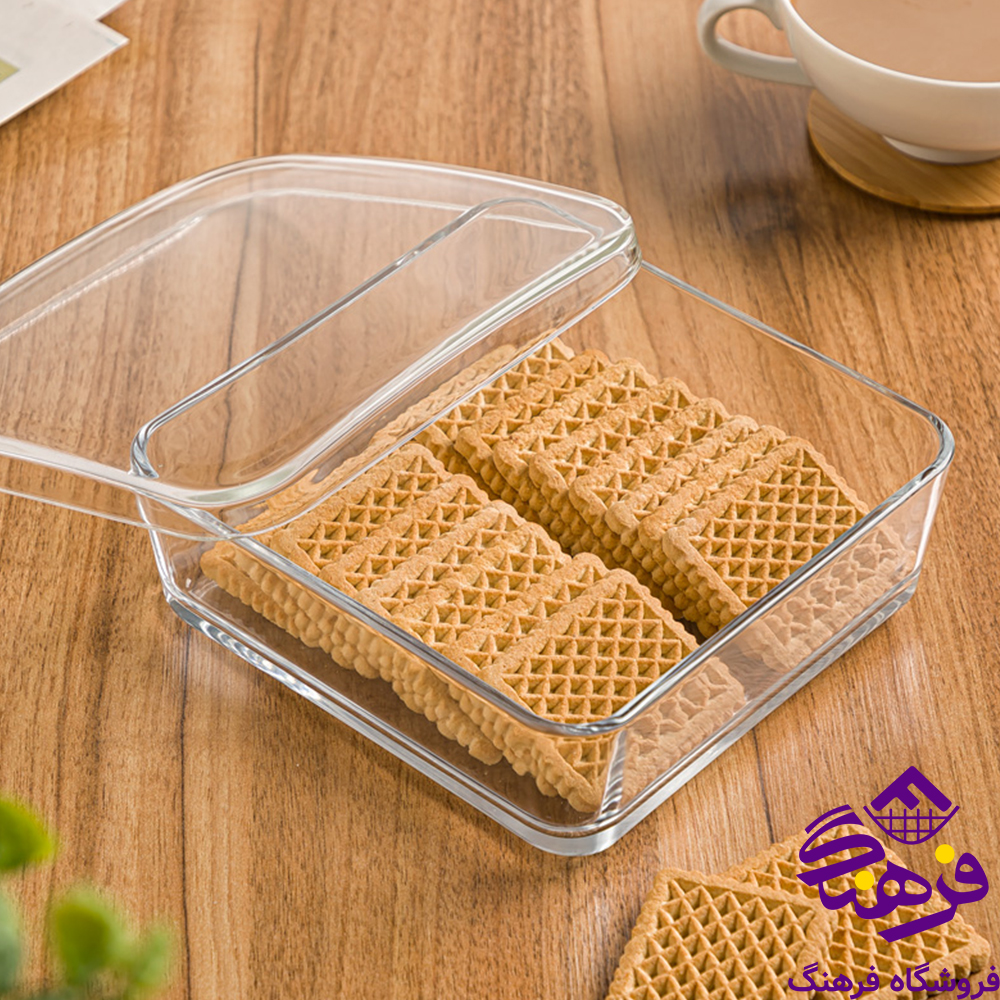 بیسکوئیت لیمون شیشه ای دربدار