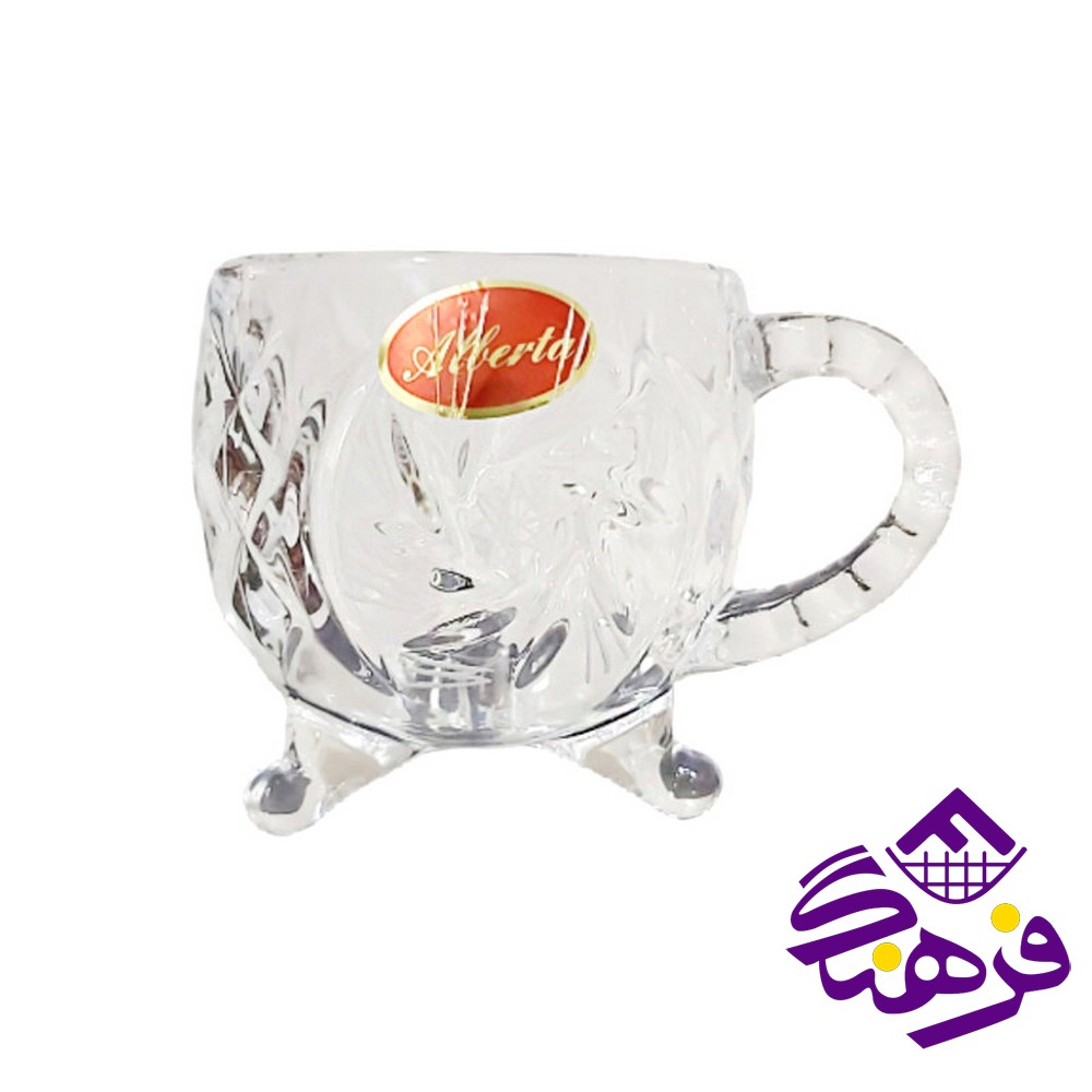 فنجان 3 پایه طرح خورشیدی آلبرتا