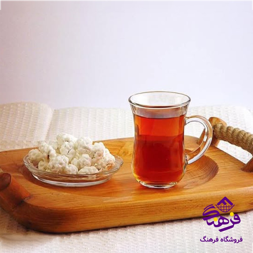 استکان گلجام دسته دار طرحدار 12دک