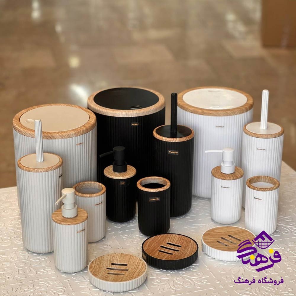 ست بهداشتی طرح چوب هیوا دومان 209
