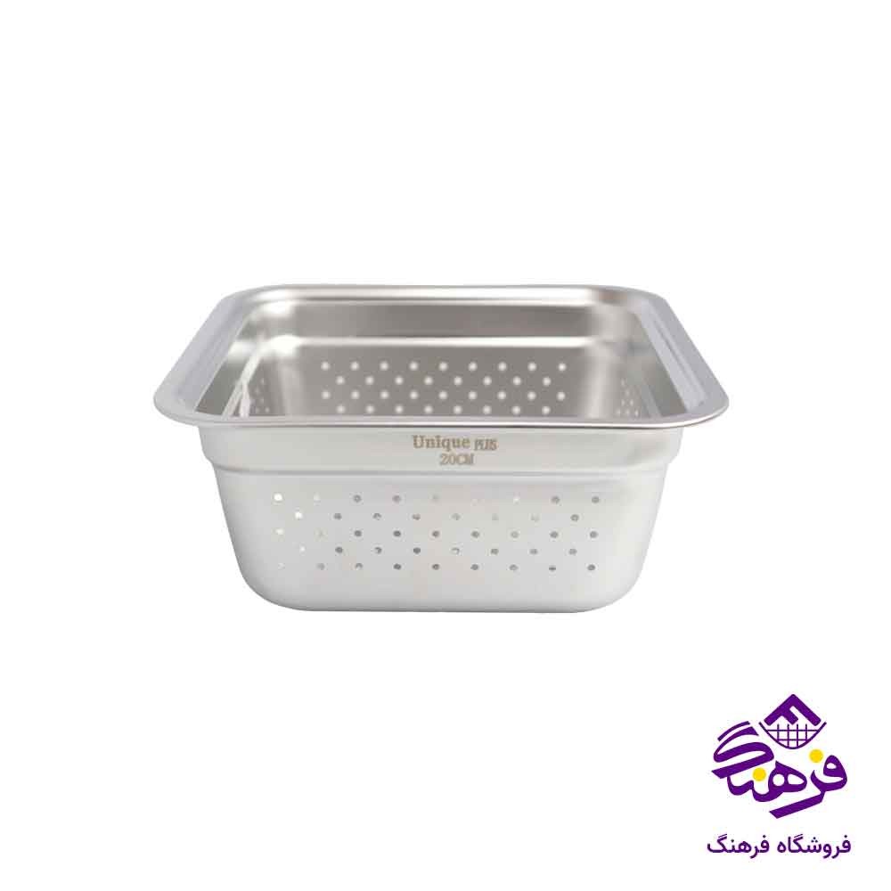 ابکش استیل 4 گوش یونیک پلاس 20