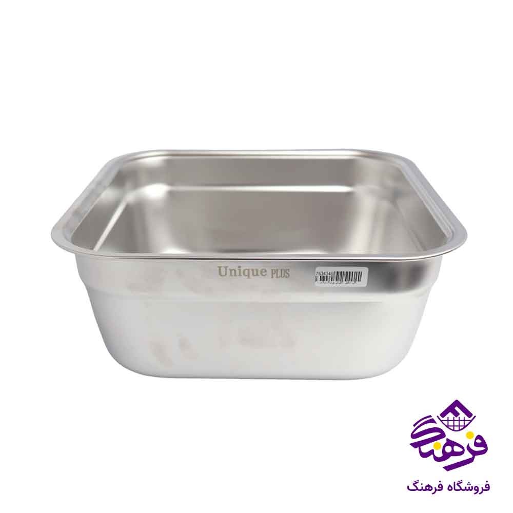 لگن استیل 4 گوش یونیک پلاس 40