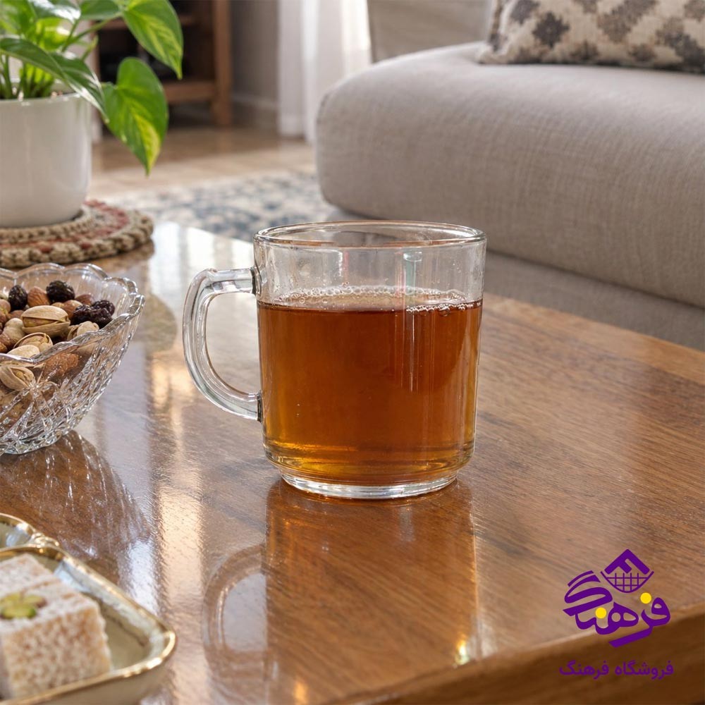 نیم لیوان بلور بیمیکس مدل پریمو دسته دار (6 عددی)