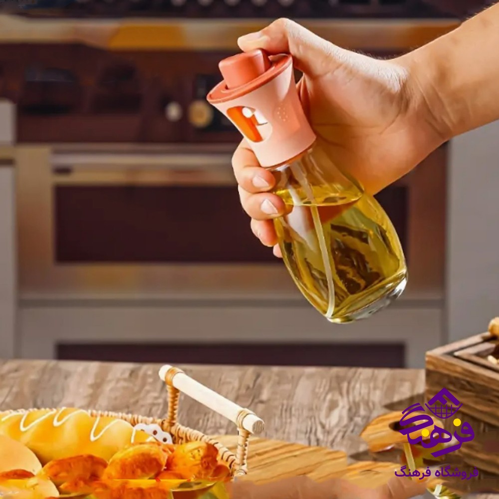 روغن ريز شيشه اي دسته دار شفاف هومکت 3938