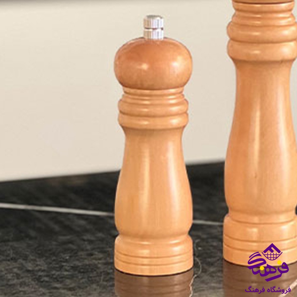 ادویه پاش کندی درب استیل سایز 8 