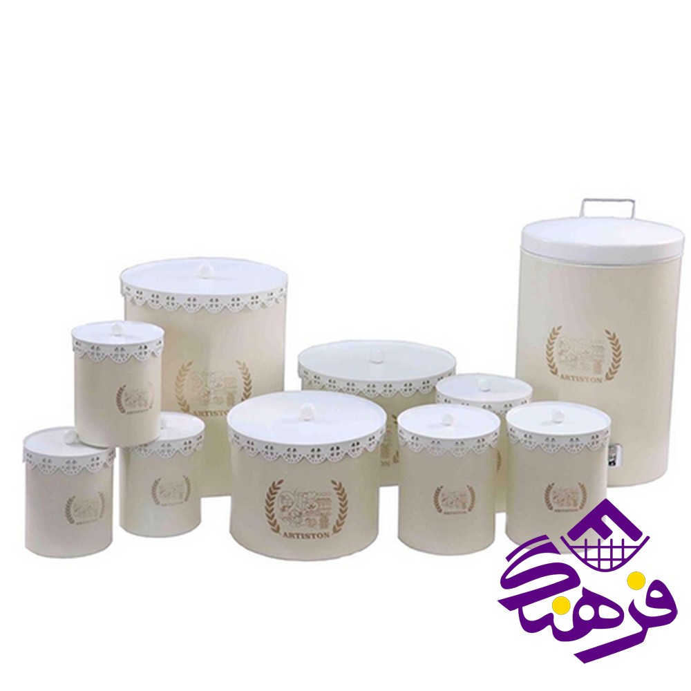 سرویس آشپزخانه ۱۰ پارچه کلاسیک آرتیستون - وانیلی