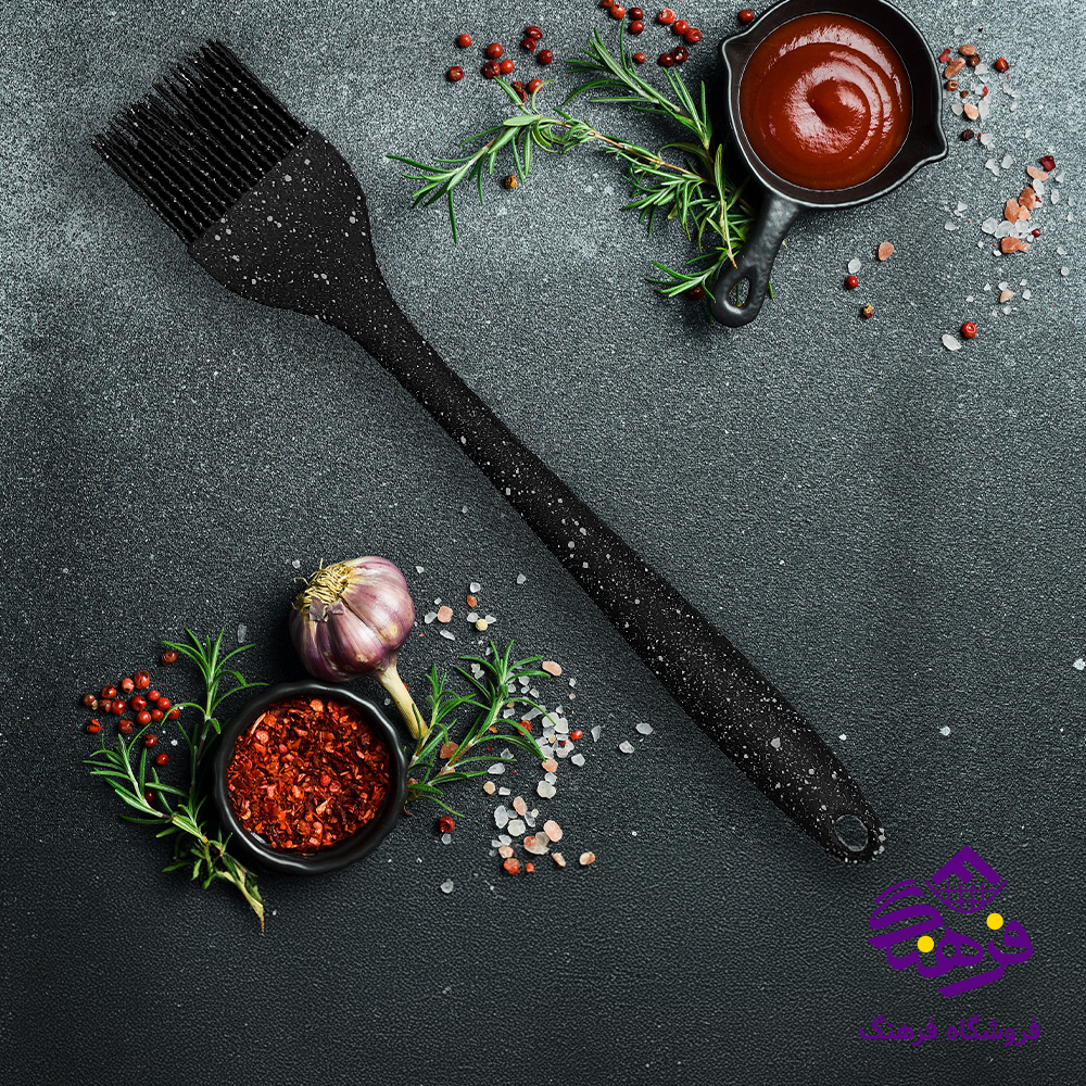 فرچه شنگیا سیلیکونی مشکی 
