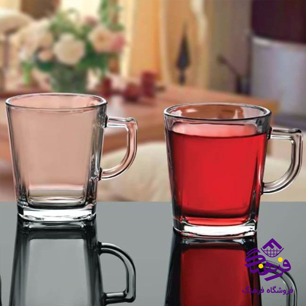 لیوان مارشال دسته دار کادو بلور  کاوه